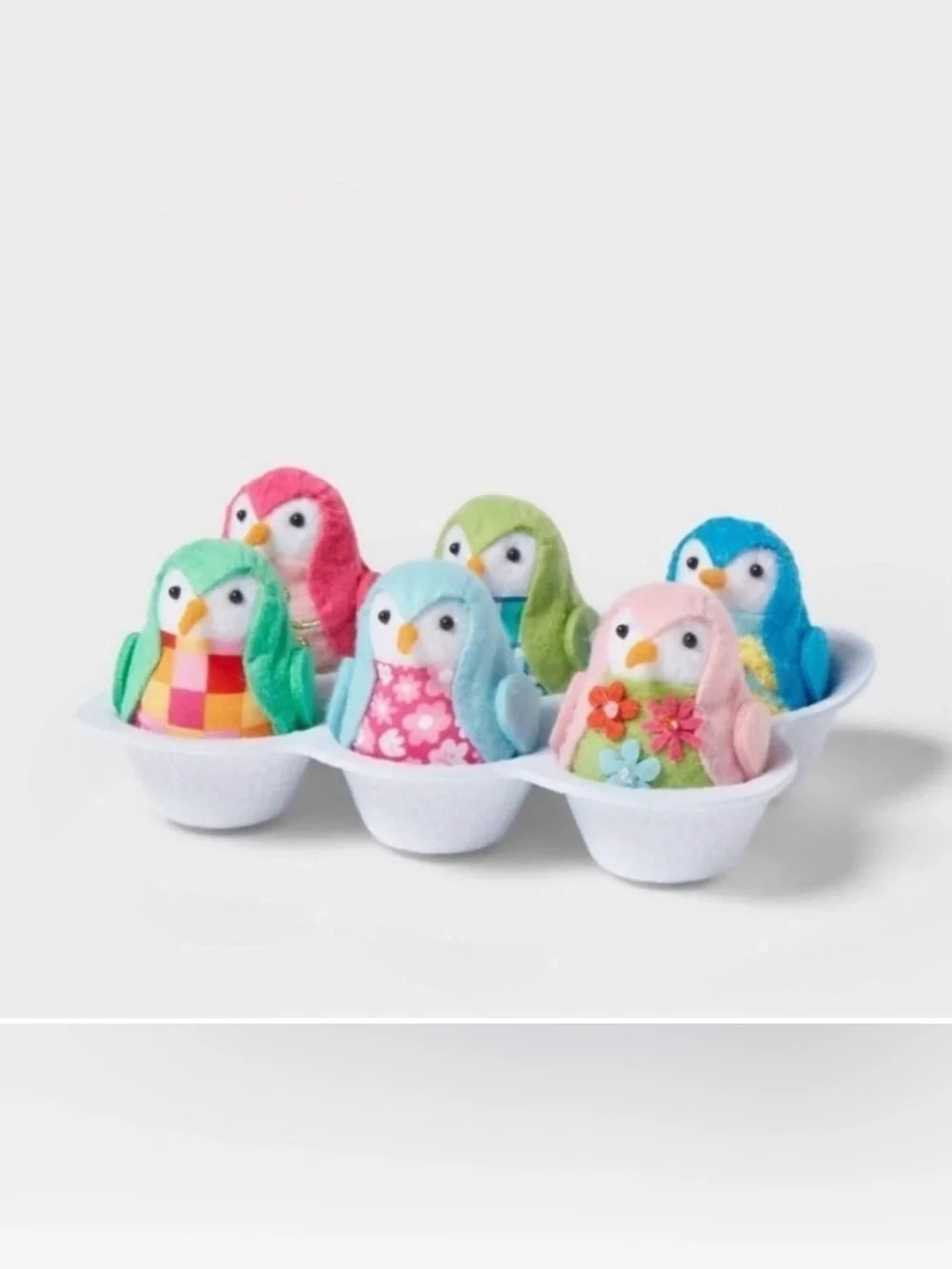 NWT Target Featherly Friends Spritz Easter Mini Birds: Set of 6